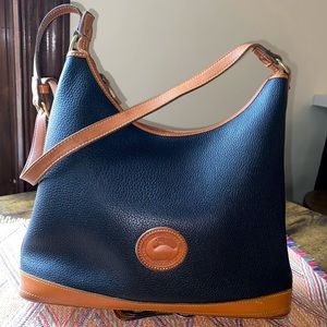 Vintage Dooney & Bourke Leather Hobo Bag